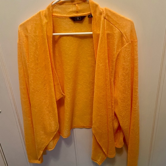 G by Giuliana Cropped Cascade Cardigan - Picture 3 of 7